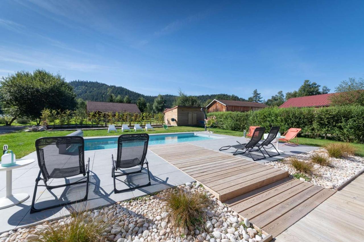 Chalet Du Bien-Etre 15P. Piscine,Spa, Hammam,Petanque,Basket Gérardmer Exteriér fotografie